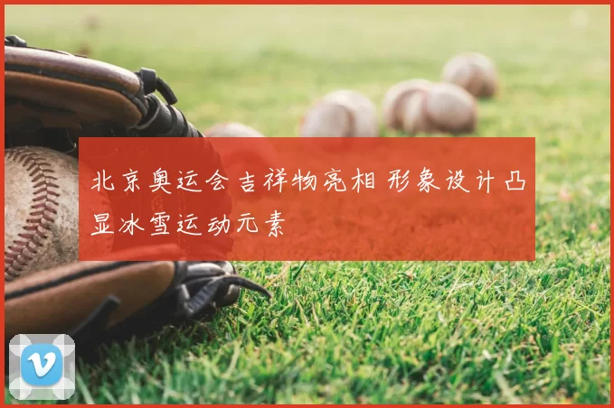 北京奥运会吉祥物亮相 形象设计凸显冰雪运动元素