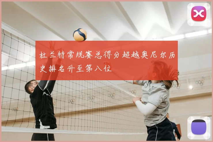 杜兰特常规赛总得分超越奥尼尔历史排名升至第八位