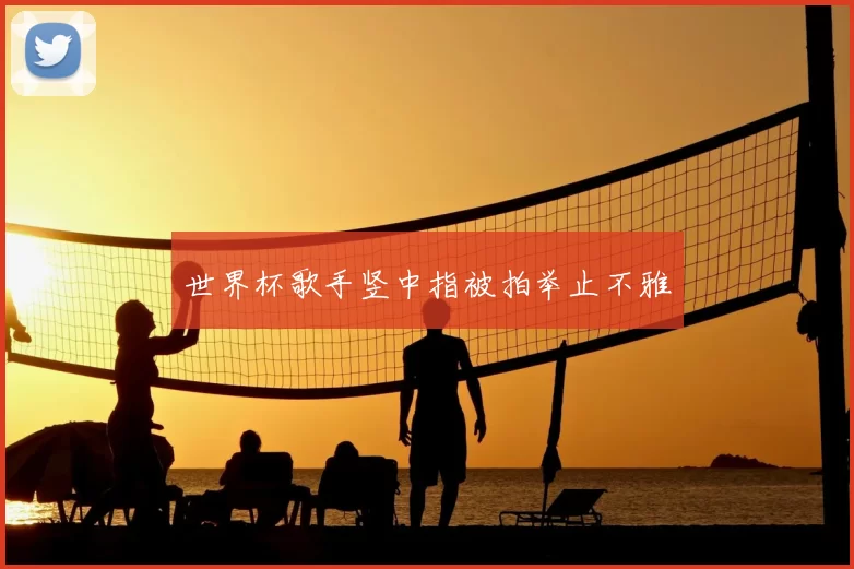 世界杯歌手竖中指被拍举止不雅