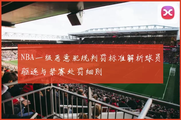 NBA一级恶意犯规判罚标准解析球员驱逐与禁赛处罚细则