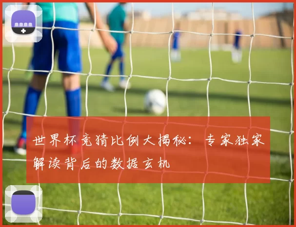 世界杯竞猜比例大揭秘：专家独家解读背后的数据玄机